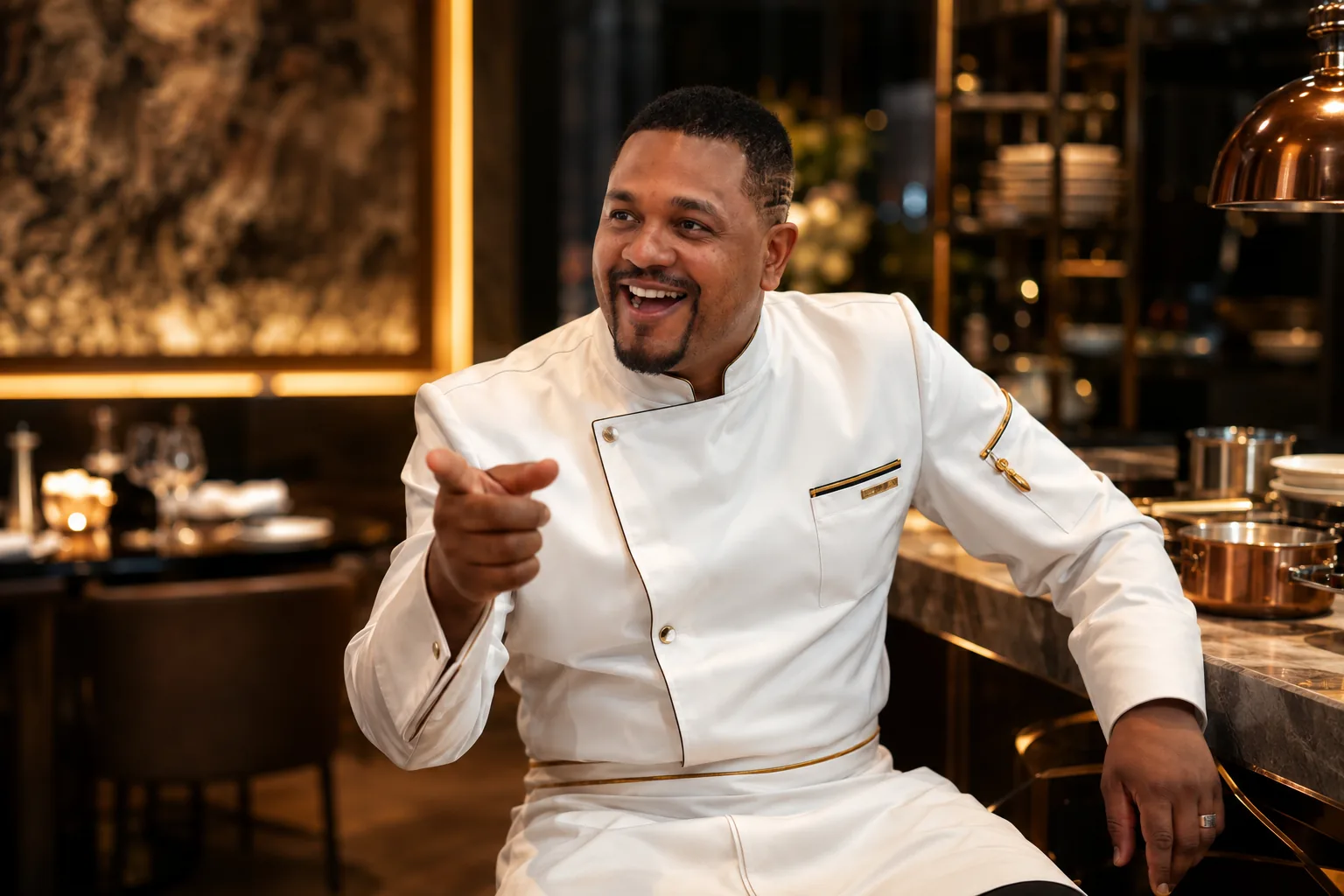 Crown and Covenant chef at work